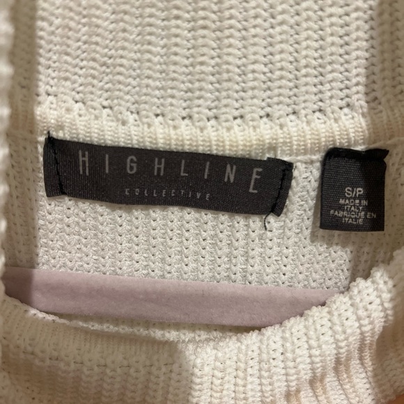 Highline Turtleneck Sweater Vest Casual Ribbed Knit Sweaters size S - Picture 3 of 5